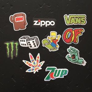 skater sticker bundle